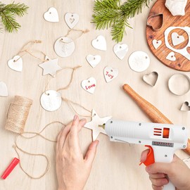 Hot Glue Gun for Crafts, Fast Preheating Glue Gun Adjustable Constant Temperature Home Repairs DIY Crafts for Crafting, Wood, PVC, Glass, Home Repair 150W AC100-240V (US)