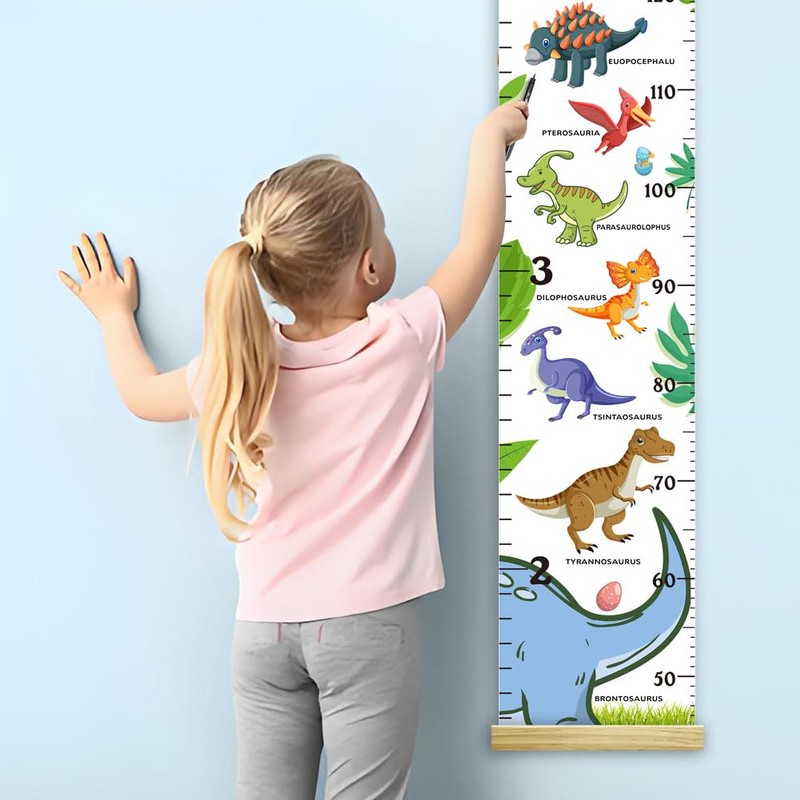 MOXOXKY Growth Chart for Wall, Kids Growth Chart, Hangable and