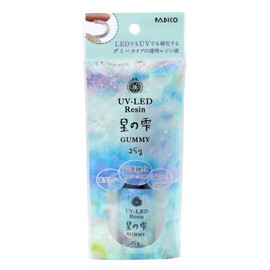 Pajico 403246 Resin Liquid UV-LED Resin, Star Drop, Gummy Type, 0.9 oz (25 g), Transparent, Made in Japan