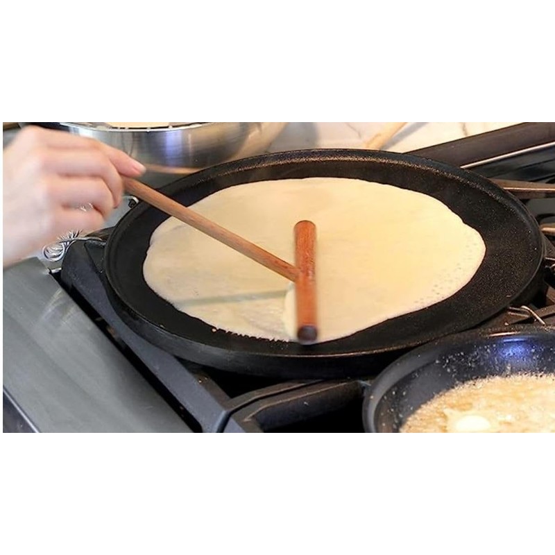 Teemando® 2 x Crepe Distributor Made of Beech Wood, 22
