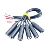 daier 6Pcs 2.5mm Female Jack to Bare Wire Open End