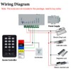 HFeng Access Control System Kit 125KHz RFID Keypad + DC12V