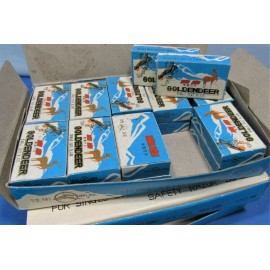 GoldENDEER 100 Old Razor Blades ~ Store Display Box + 20 Illustrated Boxes of 5 Blades