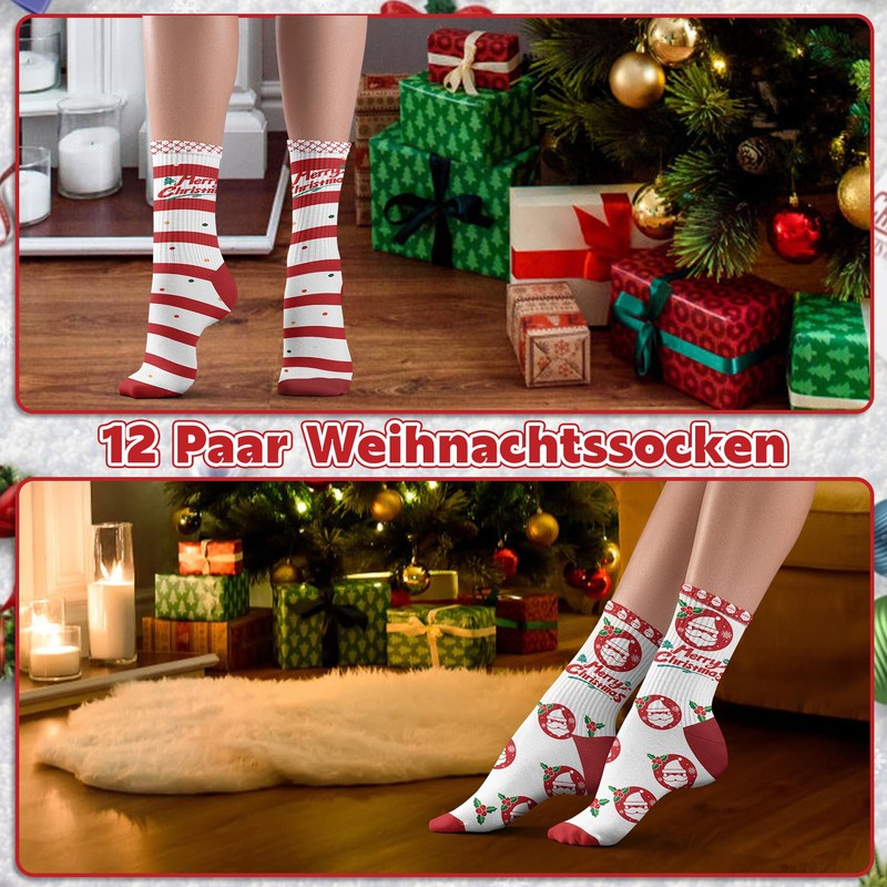 2025 Women's Advent Calendar Socks