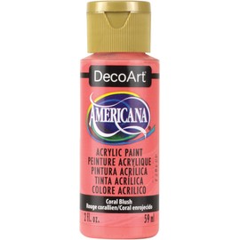 DecoArt Americana Acrylic Paint, 2-Ounce, Coral Blush