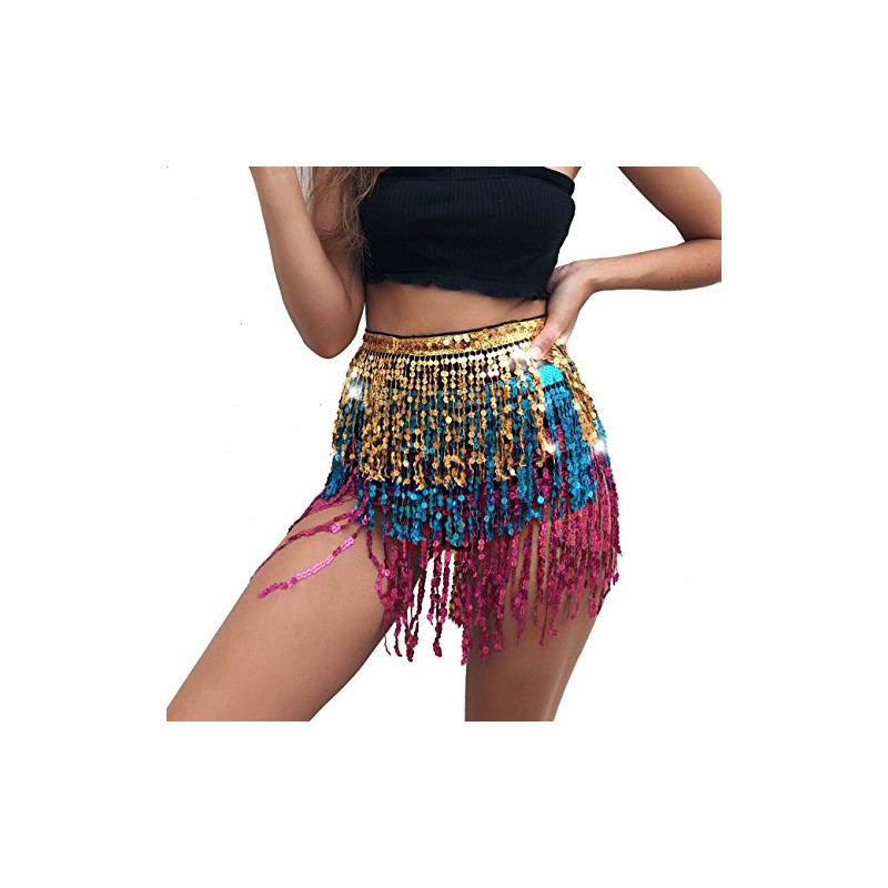 MUNAFIE - Bufanda de cadera para mujer, diseño de danza