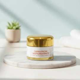 Crema Facial Despigmentante Aclaradora Con Acido Hialuronico Seca