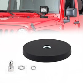 Chelhead Work Light Magnetic Bracket 66 mm Universal Super Strong Magnetic Holder for Roof, Bonnet, Motorcycle, Weed Cutter Tractor