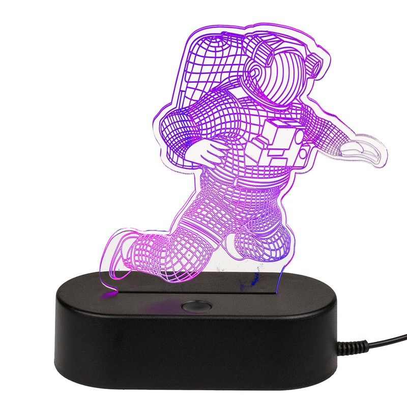 MIK funshopping 3D Light Night Light 3D Effect Lamp with