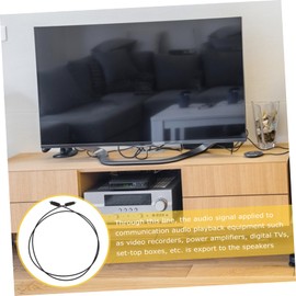 CAXUSD 6pcs Optical Audio Cable Male to Male Cord for Tv and Game Consoles Spdif Connection for Home Theater Systems and Audio Devices