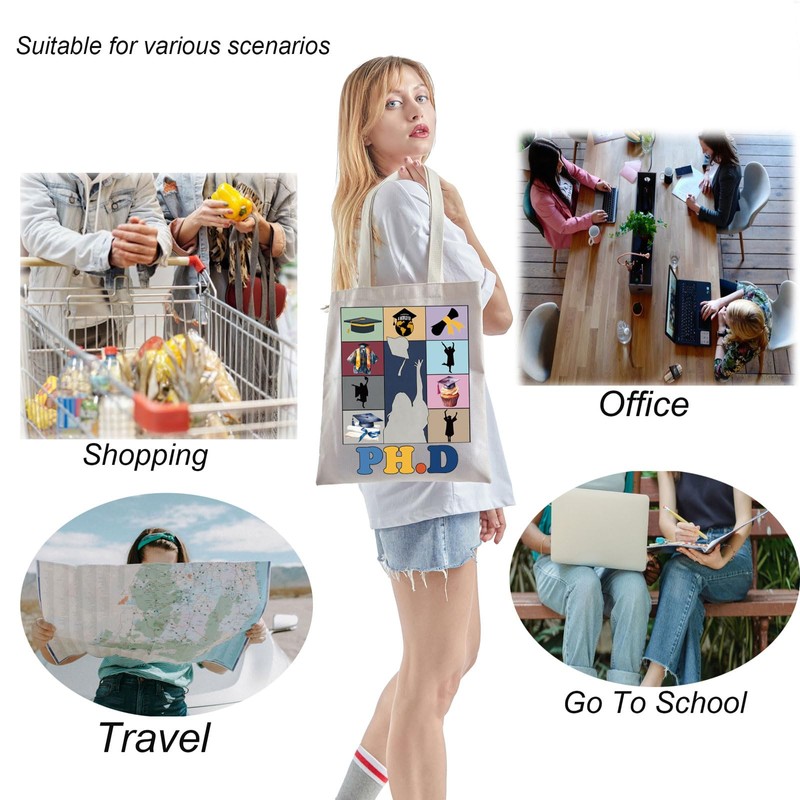 PHD Tote Bag Doctorate Degree Gift for PHD New PHD