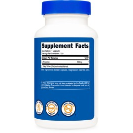 Nutricost L-Theanine 200mg 120 Capsules Double Strength - Non-GMO Gluten