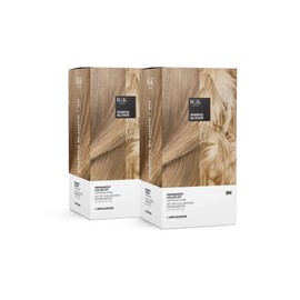 IGK Permanent Color Kit PAMPAS BLONDE - Light Natural Blonde 9N | Easy Application + Strengthen + Shine | Vegan + Cruelty Free + Ammonia Free | 4.75 Oz (2 Pack)