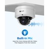 4COVR 5MP PoE Security Camera, Outdoor Vandal Wired Surveillance Dome
