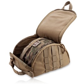 TAC5TAC Tactical Helmet Bag Pack,Multi-Purpose Molle Storage Military Carrying Pouch for Sports Hunting Shooting Combat Helmets. … (COYOTE BROWN)