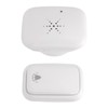 Self Powered Cordless Doorbell Waterproof Long Range Battery Free White
