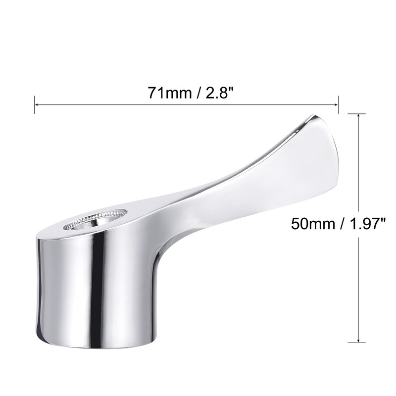 sourcing map Faucet Lever Handle, Alloy Single Lever Handle Replacement