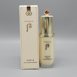 The Who Gongjinhyang Me Velvet Liquid Foundation 40ml, No. 19 / 더후 공진향 미 벨벳 리퀴드 파운데이션 40ml, 19호