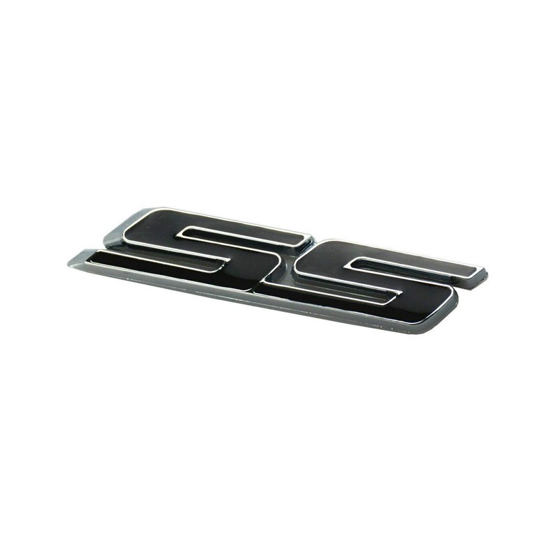 Aimoll 3pcs SS Emblems ABS Sticker 3D Logo Replacement for