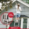 HBTower Telescoping Ladder, 12.5 FT Aluminum Extension Ladder,Heavy Duty 330lbs