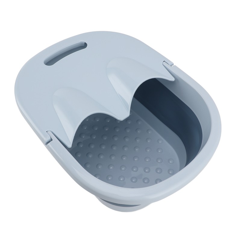 Foldable Foot Bath Basin with Massage Acupoint PP Silicone Foot