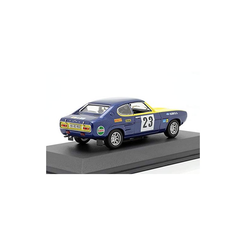CMR WRC012 Collectible Miniature Car, Yellow/Blue