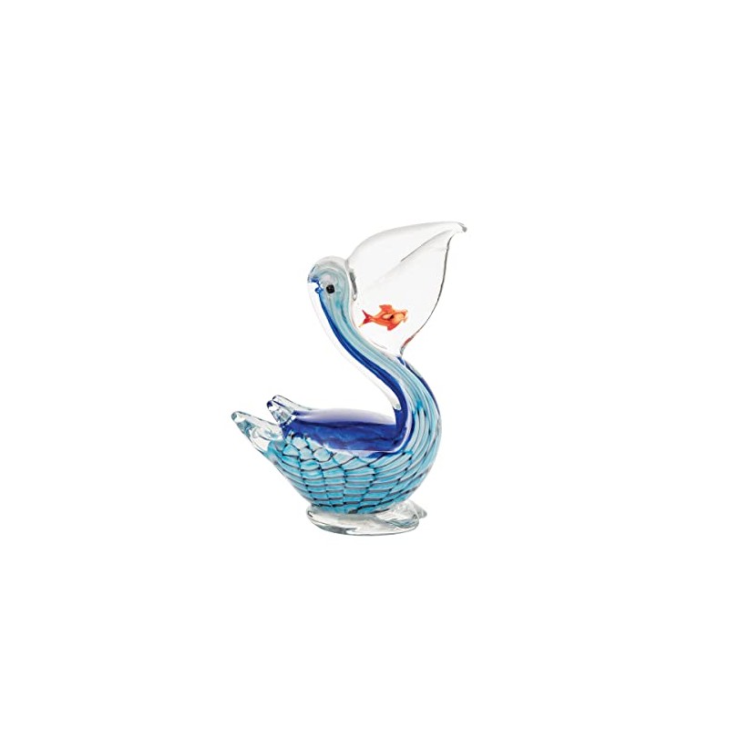 Beachcombers B24774 Pelican Glass Figurine, 8.46-inch Height