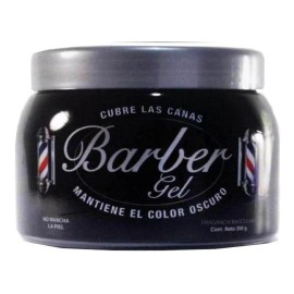 Barbers Barber Gel Cabello Cubre Canas Negro 350 Gr