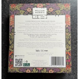 William Morris CLEMENTINE & CLOVE Hand Cream Set of 3x 1.0oz NIB HOLIDAY GIFT