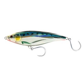 Nomad Design Madscad 150 Sinking SW Twitchbait - Ideal for Snook, Striped Bass - BKK Diablo 5X Singles 5/0 Hooks, 6 inch - 2-3/4 oz, Sardine