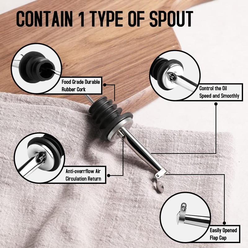 Sweejar - Botella dispensadora de aceite de oliva de cerámica,