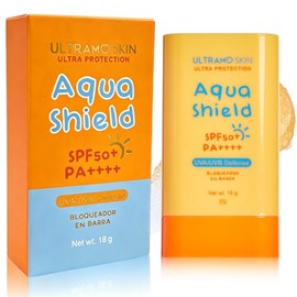ULTRAMO Protector Solar en Barra (18g) - SPF50+ PA++++ a Prueba de Agua, Textura Ligera Toque Seco para Cara y Cuerpo