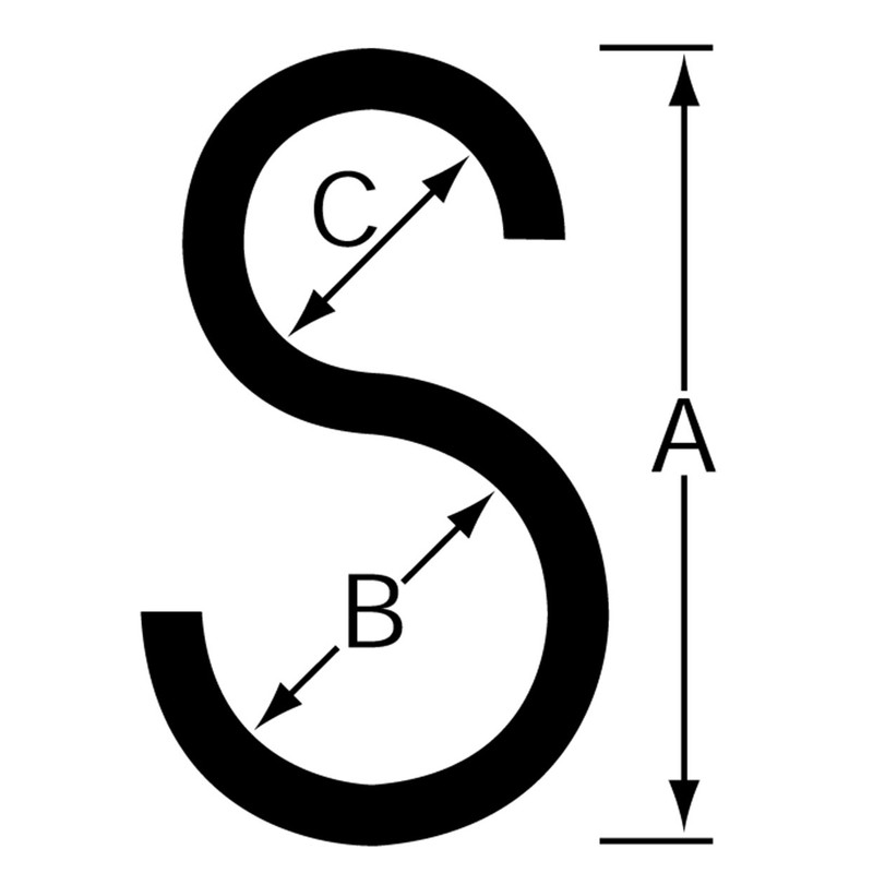 Nissa Chain Family Hook 7.9 inches (200 mm) A-835 Black