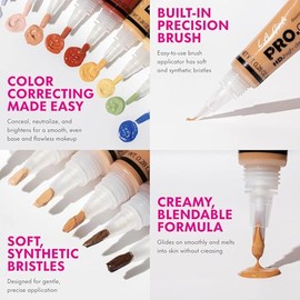 L.A. Girl Pro Conceal HD Concealer, Peach Corrector, 0.28 Ounce                                                                                       