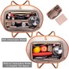 YXBQueen Handbag Organiser Bag Organiser with Compartments Purse Insert Bag