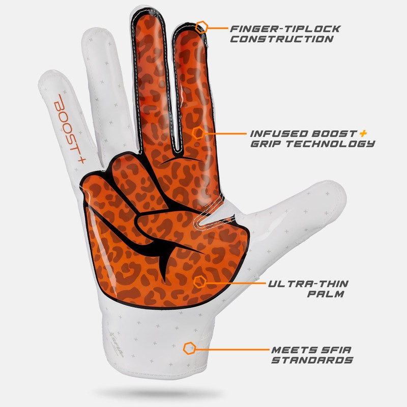 Grip Boost Peace Stealth 6.0 Boost Plus Football Gloves -