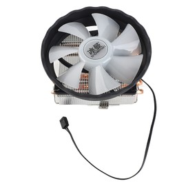 CPU Cooler 4 Copper Heat Pipes 3Pin Colorful Quiet Cooling Fan Replacement for LGA 775 1150 1155 1156 1151 1366 AM2 3 4 FM1 FM2