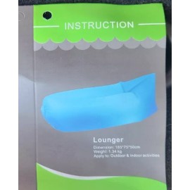 neopine Inflatable Air Sofa Couch Bed Sleeping Bag Camping Chair Lounge Pool Beach PINK