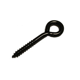 3/8" x 4 1/2" Black Lag Screw Eye (10)