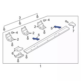 Ford Genuine OEM Expedition F-150 F-250 F-350 Running Board Step Pad FL3Z-16491-DA
