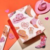 WRAPAHOLIC Cowgirl Birthday Wrapping Paper Roll - Mini Roll -
