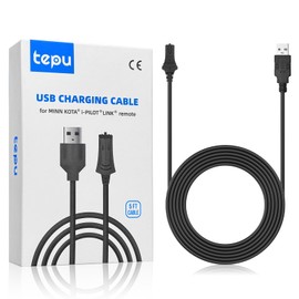 TEPU 1866460 i-Pilot Link Charging Cable, Including Bluetooth Traditional Versions, Compatible with All i-Pilot Link Rechargeable Remote Controls, Black