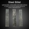 Sunydog Damascus Steel Billet Patterned Steel Cutter Making Bar Embryo