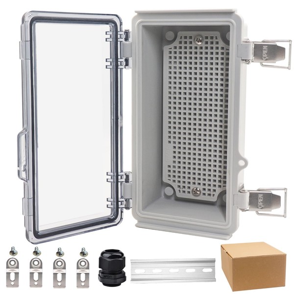 YETLEBOX Waterproof Electrical Box, IP67 Junction Box Stainless Steel Latch