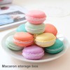 yueton Pack of 6 Colorful Mini Macaron Shape Storage Box