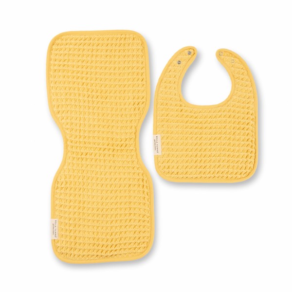 Bella Tunno Baby Bibs and Burp Cloths Set – Reversible