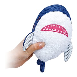 Libuhato 97826-63 Body Sponge, Lilabus, Shark Zap (Total Length Approx. 13.0 inches (33 cm), Bath Goods