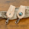 Gravedad Cowhide Men's Belt Loop Genuine Leather Key Chain Leather
