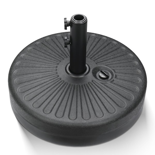 iPower 50lbs Outdoor Fillable Umbrella Base Capacity Heavy Duty Umbrella