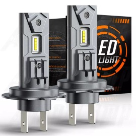 AQJ For Honda CBR600F4i 2001-2006 Motorcycle LED Headlight Kit H7 6000K White Bulbs